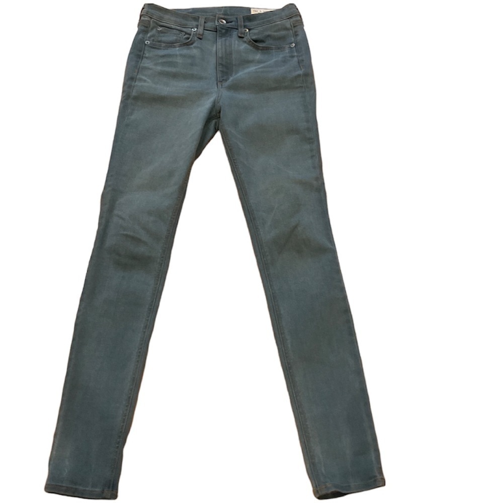 Rag & Bone High Rise Skinny Jeans Size 27 Light Wash